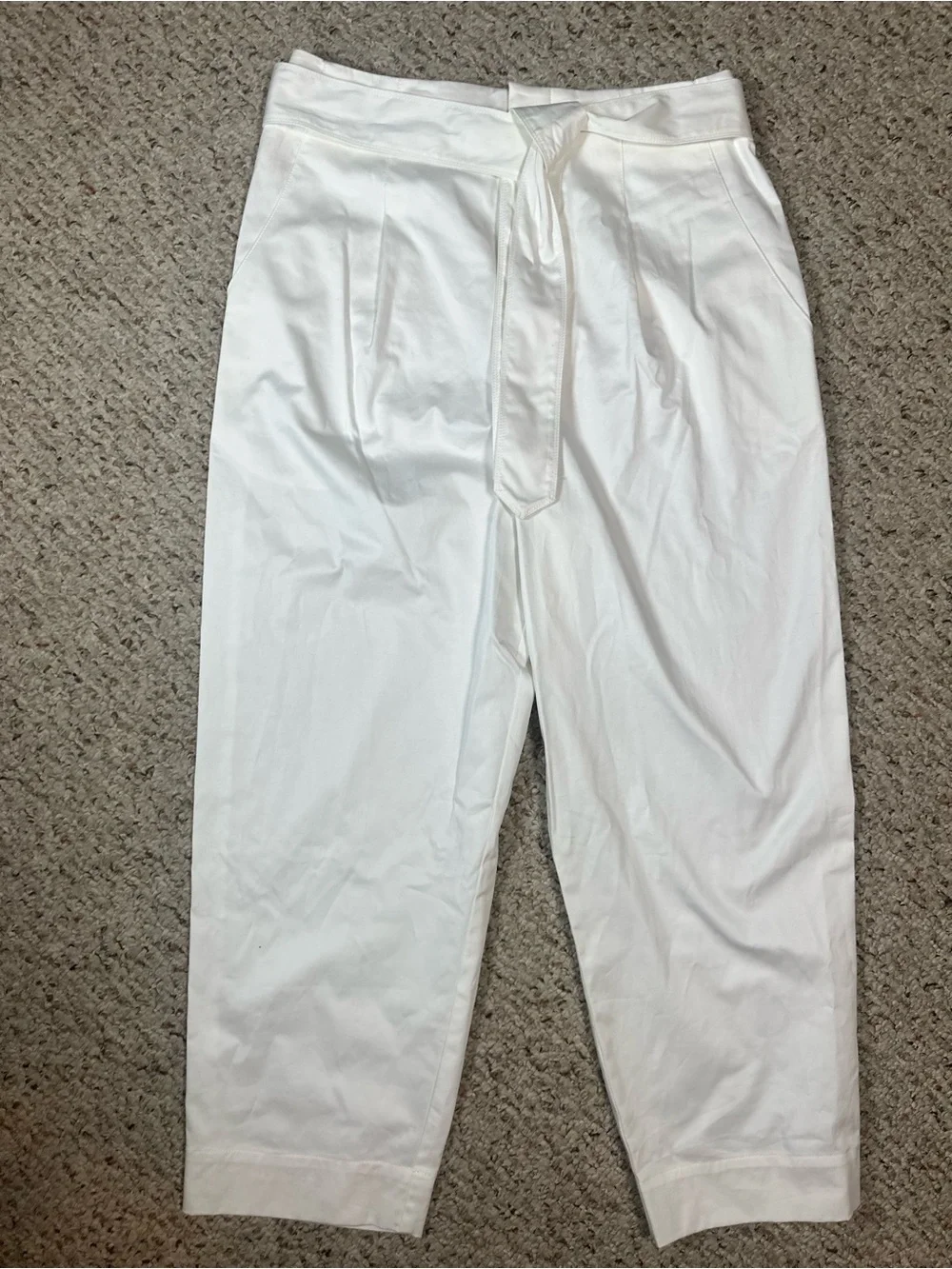 Kate Spade Cropped Trousers White Size 8